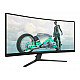 PHILIPS monitor 34M2C3500L, 00 34" , VA,21:9,zakrivljen, 3440x1440, 180Hz, 1ms GtG, HDMIx2,DP, adaptive sync